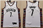 Nets 7 Kevin Durant White City Edition Nike Swingman Jersey,baseball caps,new era cap wholesale,wholesale hats